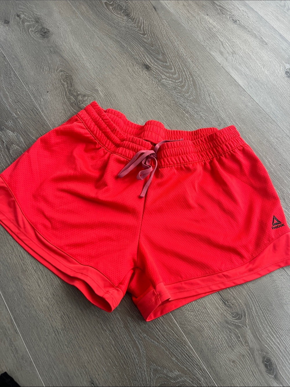Reebok Women’s Vibrant Red Athletic Mesh Shorts